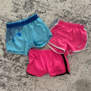 Athletic T shirt and shorts